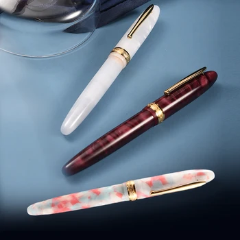 Авторучка из смолы Hongdian N9 серии Sea Of Cloud со стальным наконечником для подписи в офисе, вращающиеся подарочные ручки с наполнителем
