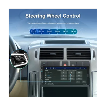 Автомобильная Стереосистема с Сенсорным экраном 6,9 дюйма на Один Din, Проводное Автомобильное Радио CarPlay Android Auto, Зарядка Bluetooth FM USB Type-C