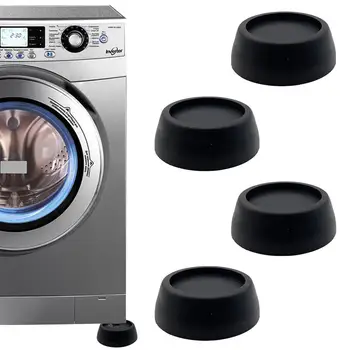 Антивибрационные накладки для стиральной машины, 4 шт., предотвращают ходьбу стиральной машины и сушилки и снижают уровень шума. Коврик для стиральной машины и