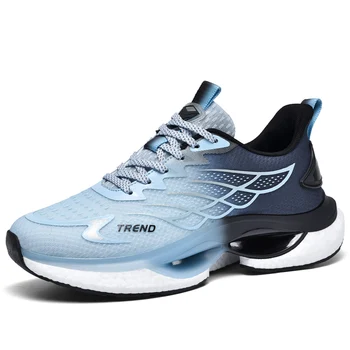 Модные кроссовки для бега, мужская обувь Унисекс с круглым носком, женская обувь для тренировок, дышащая пара, повседневная спортивная обувь Tenis Masculino