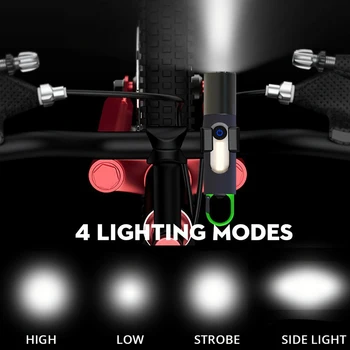 Светодиодный брелок для ключей COB, сильный свет, USB-мини-уличные фонари для кемпинга, 4 режима, зарядка 300 мАч Type-C для рыбалки, освещение для скалолазания