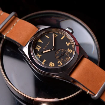 Спортивные часы Автоматические мужские Bubbleback 200m Diver Watches Homage Механические наручные часы лидирующего бренда из 36-миллиметрового купольного стекла со светящимися часами
