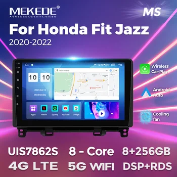 MEKEDE Android 12 Для Honda Jazz 4 2020 - 2021 Автомобильный Радио Мультимедийный плеер GPS Навигация Авторадио Для Carplay Android Auto rds