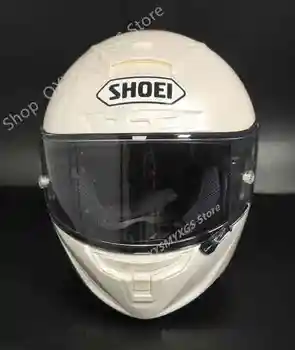 Шлем SHOEI X14 Жемчужно-белый шлем Полнолицевой гоночный мотоциклетный шлем Casco De Motocicle ECE