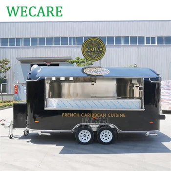 WECARE CE / EEC Действительный Прицеп для быстрого питания Food Track, Передвижной грузовик для перевозки еды, полностью оборудованный ресторан