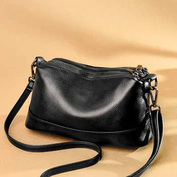 Модная женская сумка, кожаные сумки, женские сумки, дизайнерские женские сумки через плечо, роскошная брендовая женская сумка-мессенджер из воловьей кожи