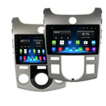 Автомагнитола Android 12 на 2 Din для KIA Forte Cerato 2 TD 2008 2009 - 2013 Мультимедийный плеер Carplay Стерео GPS DVD Головное устройство