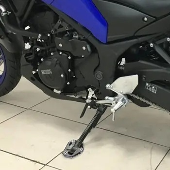 Мотоцикл MT 03 ABS Kickstand Боковая Подставка Увеличивающая Удлинительная Пластина Для Yamaha MT-03 MT03 ABS 2016-2023 2022 2021 2020 2019 2018