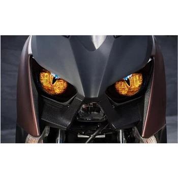 Аксессуары для мотоциклов, 4 шт., наклейка для защиты фар, наклейка на фару для Yamaha Xmax 300 Xmax 250 A & C