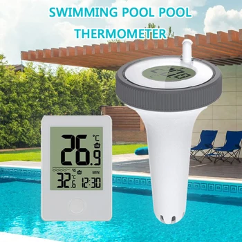 Цифровой термометр для бассейна, Плавающие Наружные Плавающие термометры, используемые для ванных комнат, бассейна, Аквариума, водных видов спорта