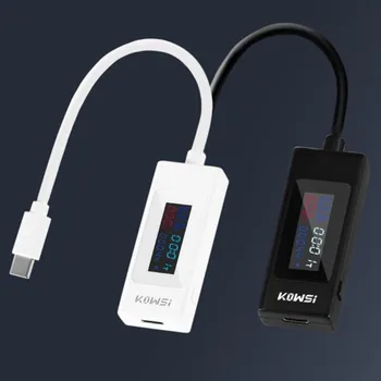 KWS-065C Цифровые Мониторы Цветной Экран Точный Двунаправленный Тестер Type-C Тестер Измеритель напряжения Амперметр