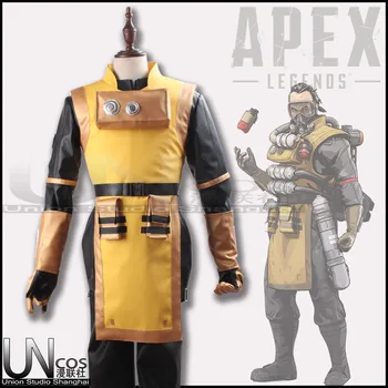 Игровой костюм Apex Caustic для Косплея, униформа на Хэллоуин, мужские наряды для карнавальных вечеринок