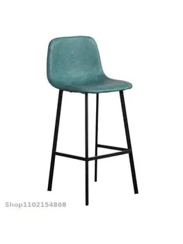 Барный стул, современный минималистичный барный стул, домашний свет, роскошный барный стул, Задняя стойка, высокий барный стул из скандинавского железа