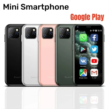 Мини-смартфон XS11 Android 2,5 дюйма, 8 ГБ ПЗУ, 1 ГБ ОЗУ, четырехъядерный Google Play Store, 3G, милый маленький телефон, мобильные телефоны Celular