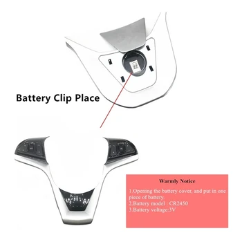 Для Chevrolet Cruze 2015-2018 Кнопки рулевого колеса автомобиля, переключающие громкость телефона, панель переключения функций GPS