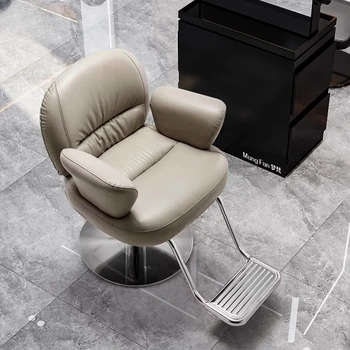 Профессиональные парикмахерские кресла для рулетки, Парикмахерские кресла для эстетического ожидания, Мебель для салона Silla Giratoria для лица YQ50BC