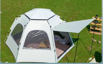 Шестигранная палатка уличное портативное складное туристическое снаряжение для пикника в кемпинге