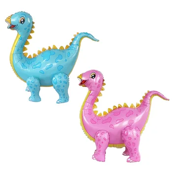 1шт 3D Ходячий динозавр, воздушный шар из алюминиевой фольги, воздушный шар в виде стегозавра, воздушный шар на день рождения, детский душ, детские игрушки