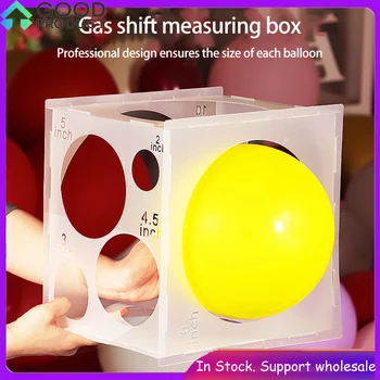 коробка для измерения размеров воздушных шаров на 1 шт., 11 отверстий, складной инструмент для измерения воздушных шаров, портативные легкие колонны из воздушных шаров для украшения воздушными шарами