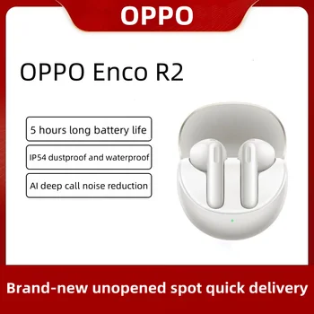 Оригинальная Bluetooth-гарнитура OPPO Enco R2 с шумоподавлением true wireless AI call с двойным устройством universal one plus millet new spot.
