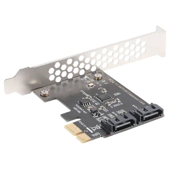 PCIe PCI Express к SATA3.0 2-портовый адаптер для карты контроллера расширения SATA III 6G