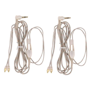 2 Сменных кабеля для наушников Shure Se215 Ue900 W40 Se425 Se535 Наушники