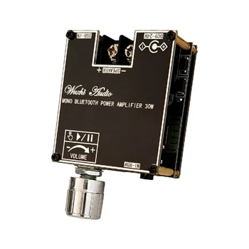 Плата аудиоусилителя ZK-301B Mono 30 Вт BT5.3 Поддерживает Парную коробку и формат MP3WMA WAV FLAC APE с потерями Прямая доставка