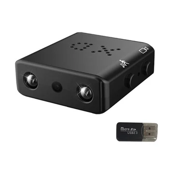 Беспроводная камера инфракрасного ночного видения Домашняя видеокамера безопасности Поддержка обнаружения движения TF-карта до 32G Micro Cam