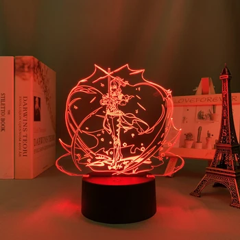 3d светодиодная лампа-ночник Genshin Impact Jean Acrylic Led Lamp Game