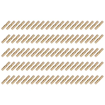 100шт Латунные скрытые Бочкообразные петли для ювелирных изделий Деревянные Шкатулки Шкаф Невидимая Мебельная петля 4x20 мм