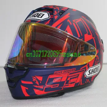 Мотоциклетный шлем с полным лицом X-15 X-SPR PRO Marque 93 Dazzle red Для мотокросса, Шлем для езды на мотобайке Casco De Motocicleta